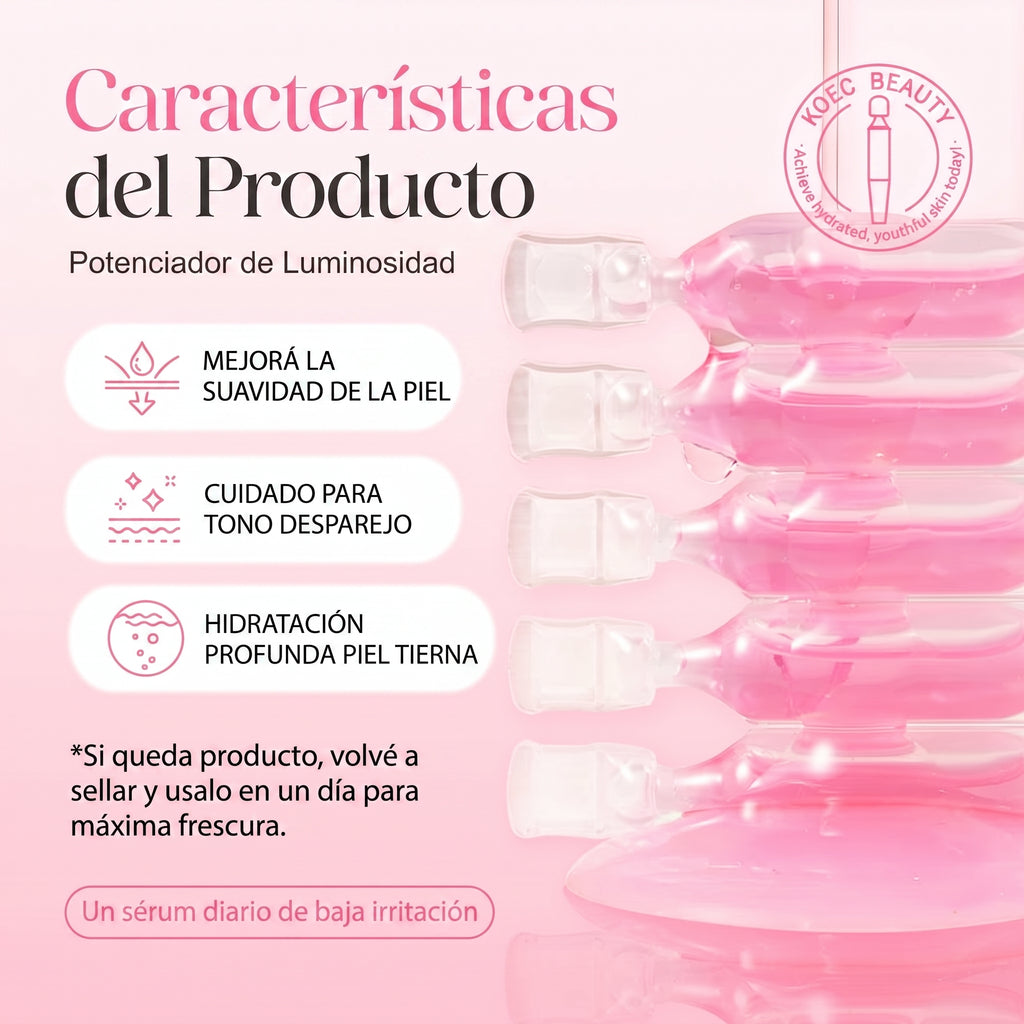 Infografía del producto en español — beneficios