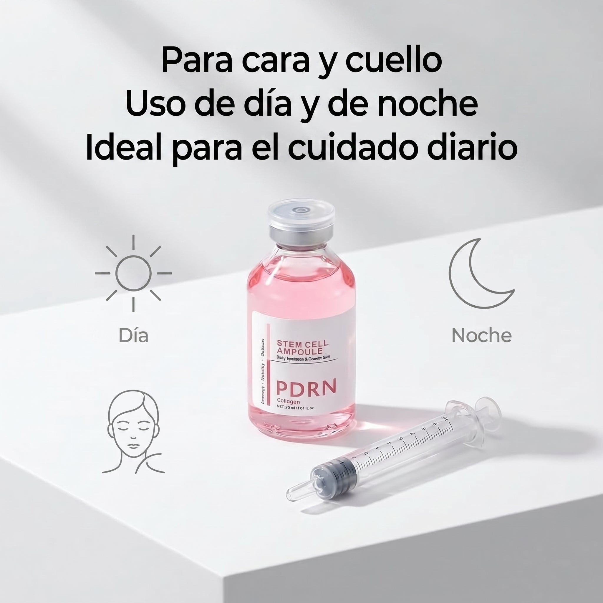 Infografía del producto en español — beneficios