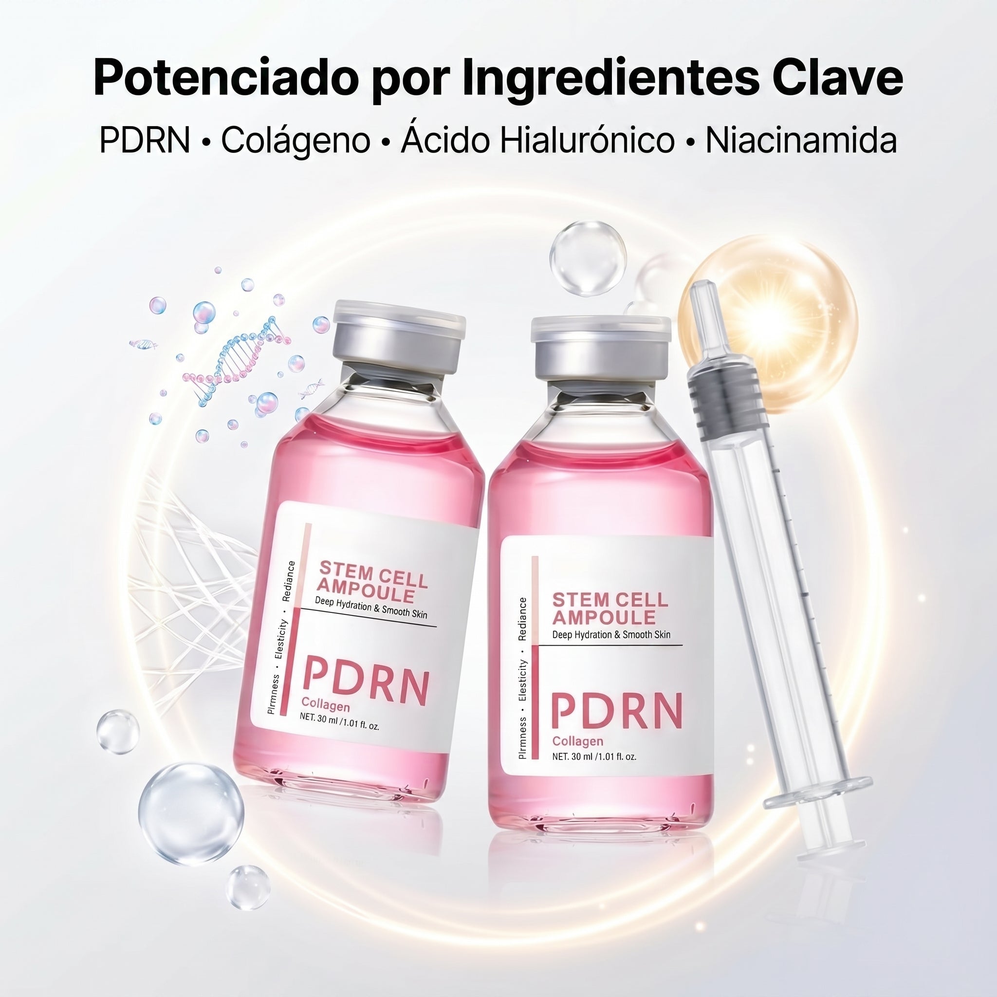 Infografía en español — ingredientes clave