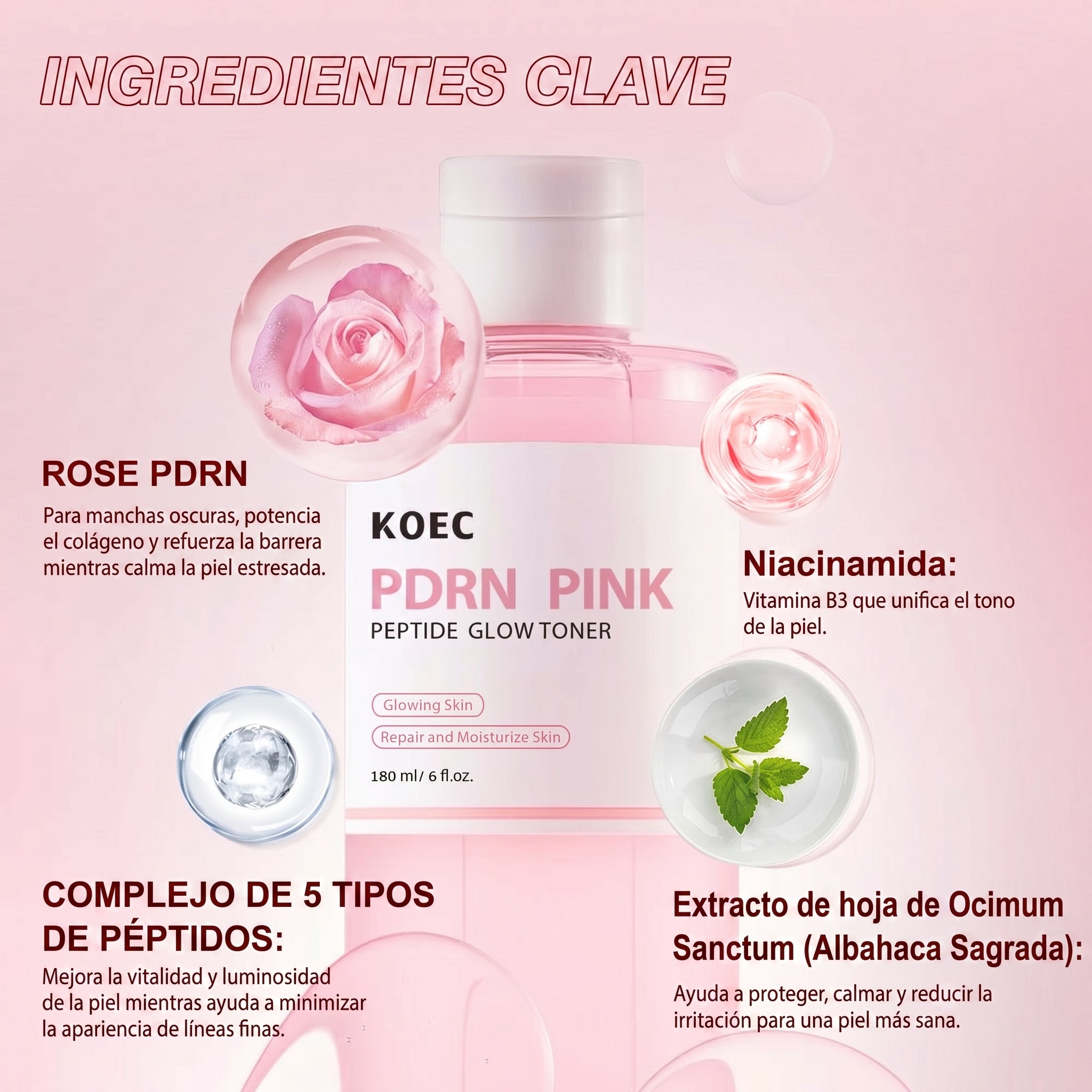 Infografía del producto en español — descripción general
