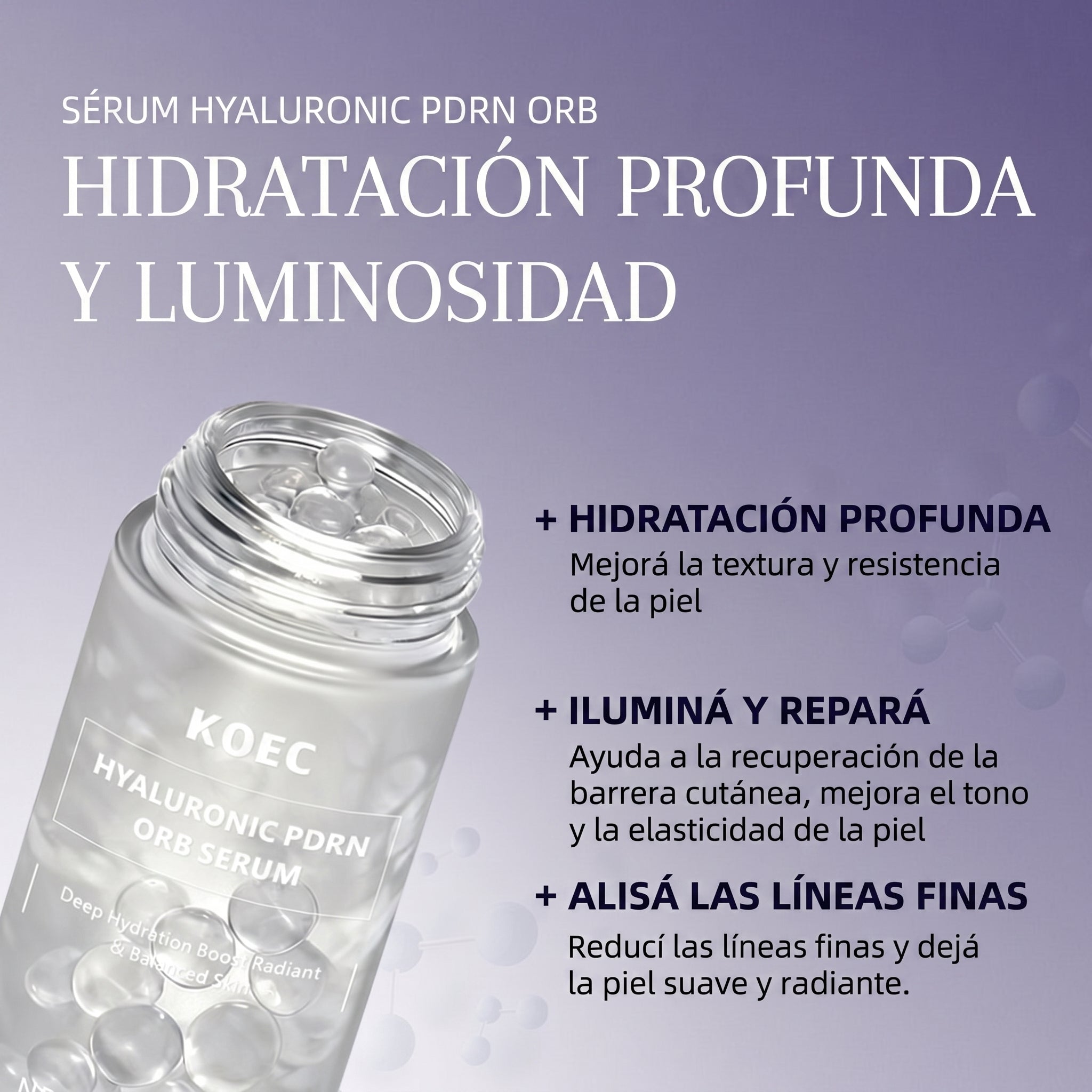 Infografía del producto en español — descripción general