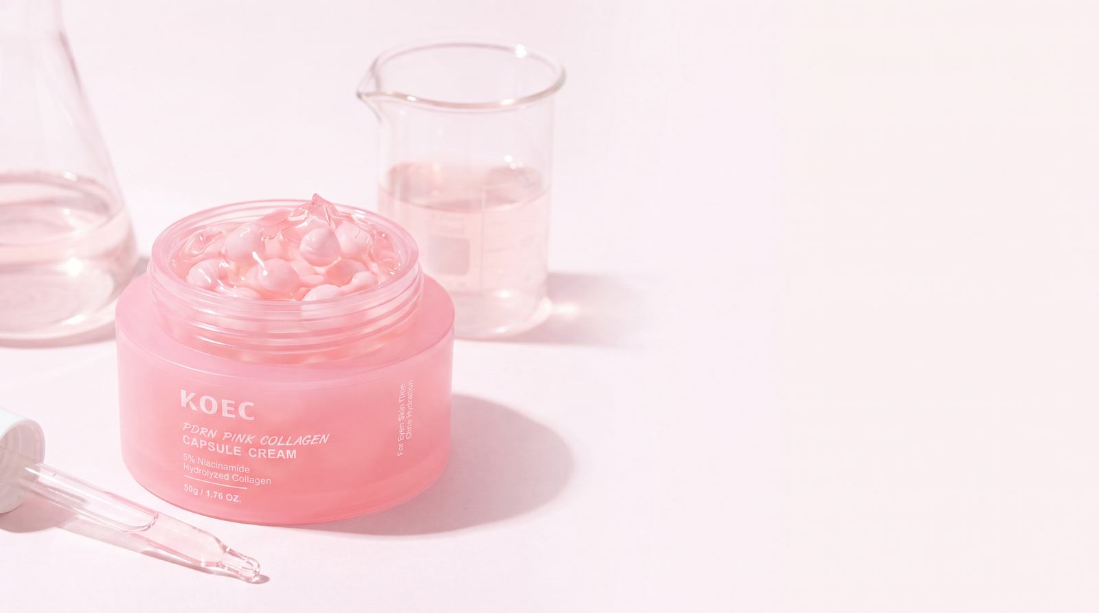 Crema en Cápsulas PDRN + Colágeno Rosa — Luminosidad