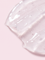 Mascarilla de Gel Rosa KOEC — macro de la textura gel jelly