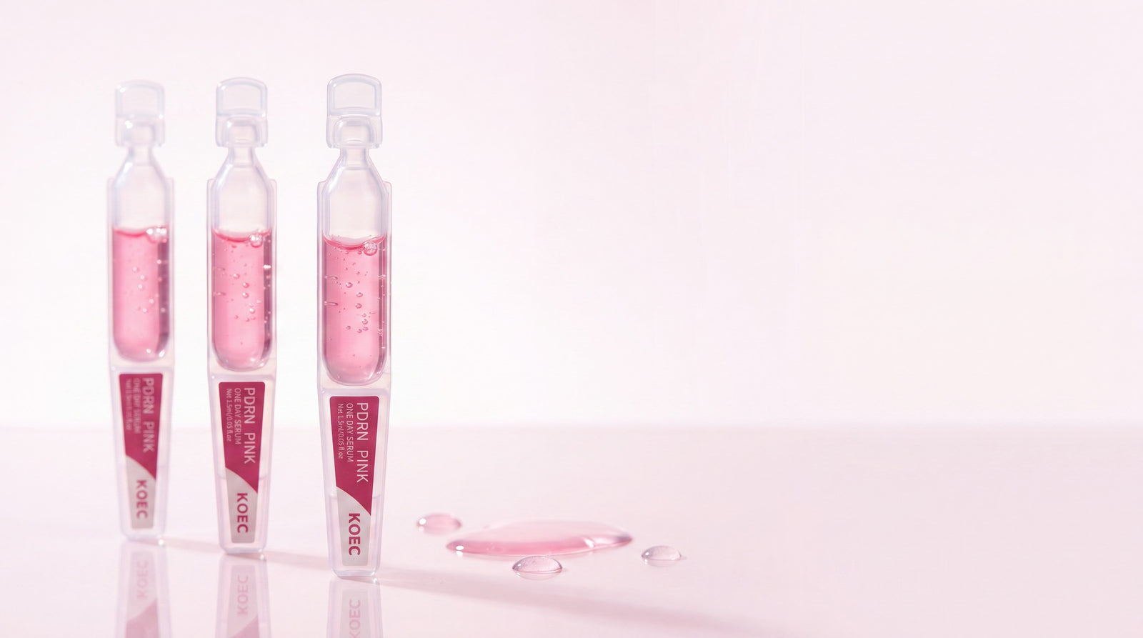 Sérum PDRN Pink Monodosis — Glow y Tono Parejo KOEC (10 viales × 1,5 ml)