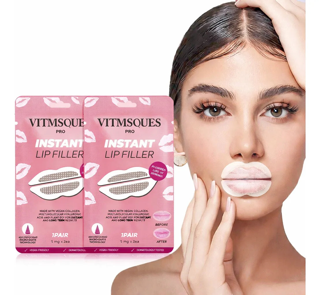 Parche Labios Microagujas — Efecto Relleno + Hidratación