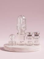 Kit EELHOE microinfusión en podio de mármol