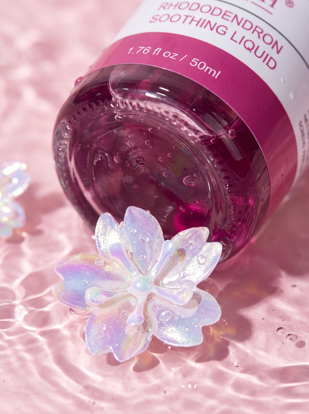 KOUNISH Rhododendron Soothing Liquid — detalle del líquido rosa